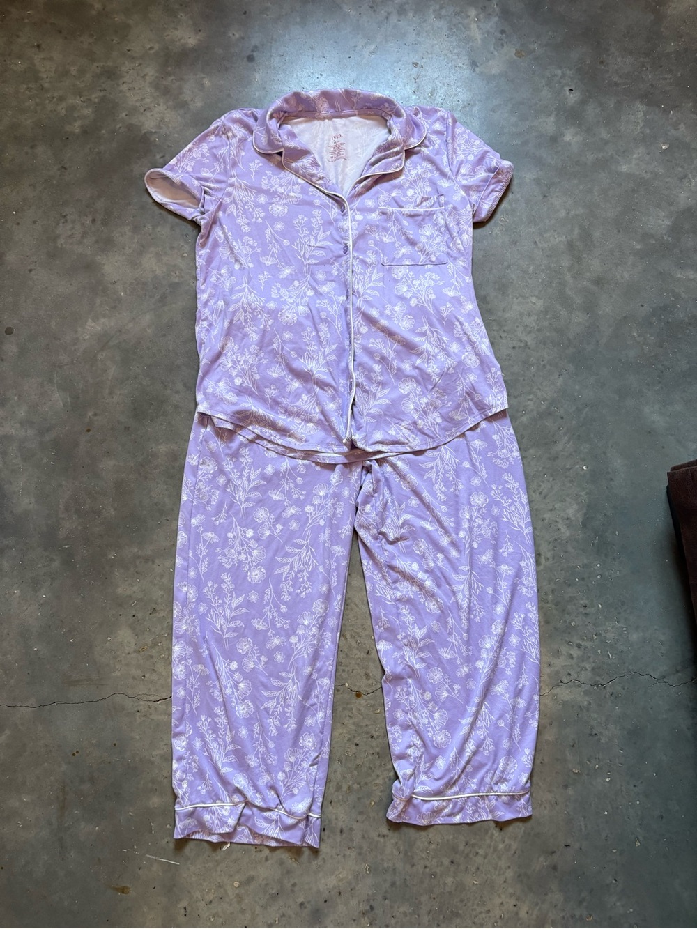 Iyla Floral Short Sleeve Pajama Set